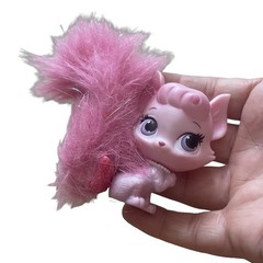 Disney Princess Aurora Palace Pets Glitzy Glitter Kitty Beauty Pink Figure 3”