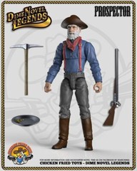 Dime Novel Legends 1:18 scale (4″) old west action figure Prospector