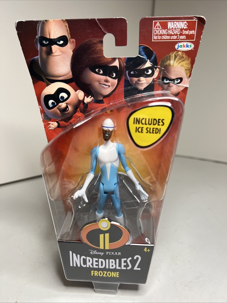 The Incredibles 2 Frozone & Ice Sled Action Figure Set Samuel L. Jackson 2018