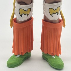 WWE Mattel Basic Series 2 The Ultimate Warrior Action Figure Orange Trunks 2011