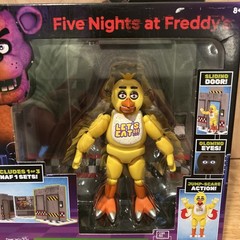 FNAF Five Nights at Freddy’s Jazwares Classic Chica Office Set 5″ Figure