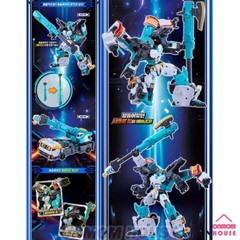 Metal Cardbot S MUSCLE HYDE Transformation Cargo Crane Action Figure Toy 2024
