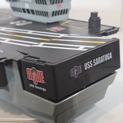 Vintage 2001 Hasbro GI Joe USS Saratoga Aircraft Carrier w/ 8 Planes NOT WORKING