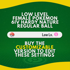 Flabébé Orange Shiny or Non ✨ 6 IV Pokémon Legends Z-A Legit Customizable ZA Z A