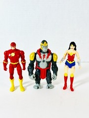4” DC Heroes Unite GORILLA GRODD, Flash & Wonder Woman Action Figures