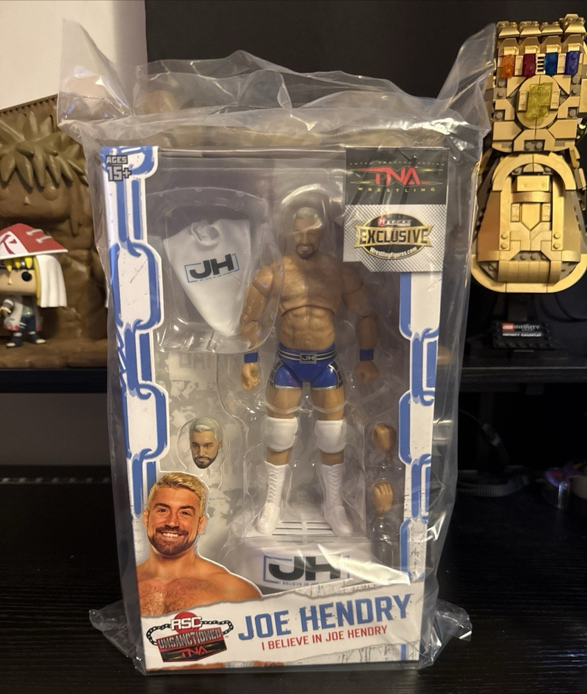 Joe Hendry TNA Wrestling Exclusive Figure w/Shirt & Hands Ringside Collectibles