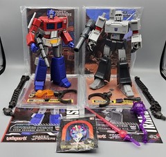 Transformers Yolopark Optimus Prime& Megatron Exclusive Model Kits Complete