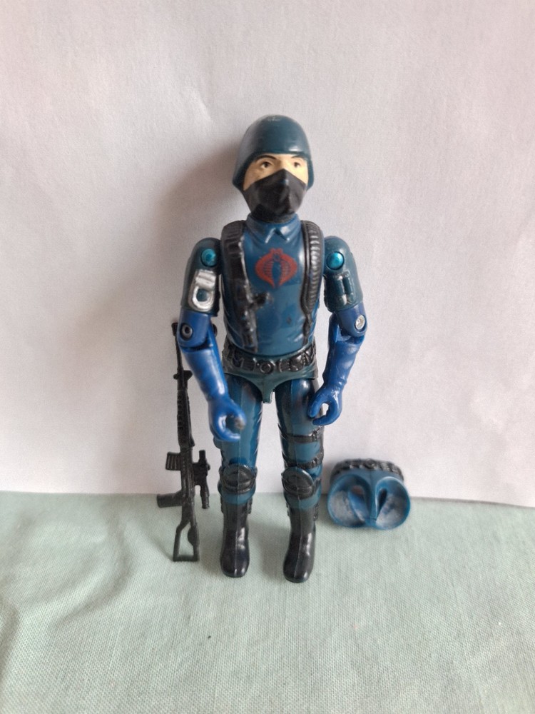 G.I. Joe Cobra Soldier The Enemy 1983 Swivel Arm 3.75″ ARAH Trooper Complete