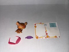 Littlest Pet Shop LPS #1007 – Authentic Postcard Pets – Tattoo Armadillo