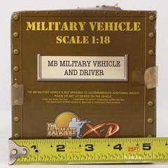 The Ultimate Soldier Xtreme Detail MB Military Jeep & Driver 1:18 Scale 10140