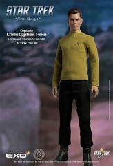 EXO-6 Star Trek The Original Series Christopher Pike (The Cage) 1/6 Scale Figure