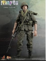 Hot Toys MMS 135 Platoon Chris Taylor Charlie Sheen Great figure Limited release