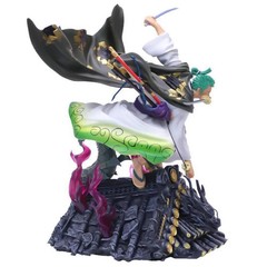 One Piece Roronoa Zoro Three Sword Style PVC Figure Anime Collectible Statue