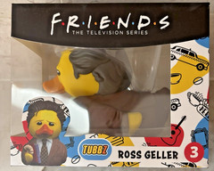 FRIENDS ROSS GELLER BY TUBBZ BRAND NEW IN BOX VINYL RUBBER DUCK FIGURE