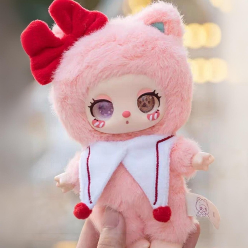 Liila Lucky Cat Series Plush Pedant Dolls Confirmed Blind Box Toys Figure Gift