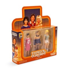 Three’s Company 3.75″H Action Figures 2025 SDCC Exclusive Set of 3 MINT IN BOX