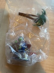 Vintage Kermit Frog Treasure Island Captain 3” PVC Henson Toy Muppets New In Bag