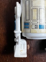 VINTAGE KENNER STAR WARS 1977 HONG KONG R2-D2 ARTOO SCOPE & C-3PO THREEPIO LOT