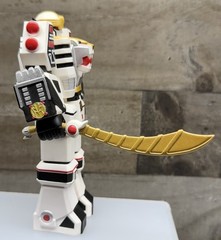 Super7 ReAction Mighty Morphin Power Rangers White Tigerzord 6″ Figure