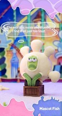 POP MART Residents of Bikini Bottom Whimsical Pendant Plush Doll – Mascot Fish