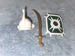 Golden Girl Galoob JADE PARTS LOT Helmet Shield Sword