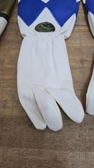 Mighty Morphin Power Rangers Sound Effect Gloves White and Blue Rangers