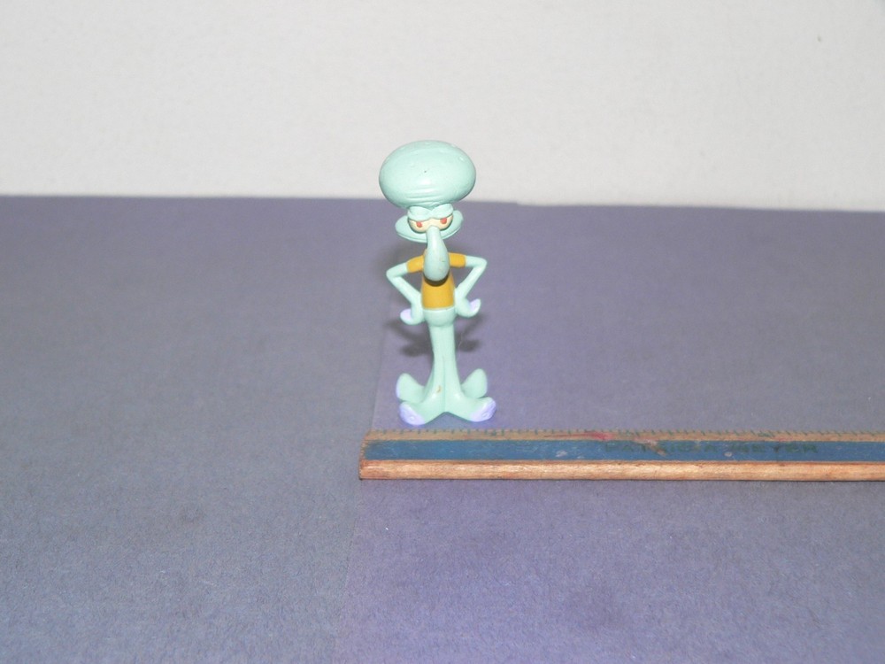 VTG Viacom Nickelodeon Squidward Tentacles 2″ PVC Vinyl Figure Spongebob