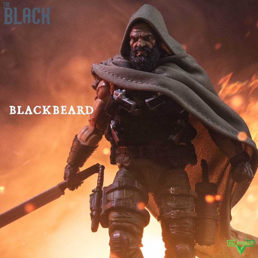Valaverse The Black Action Force Blackbeard 6″ Action Figure