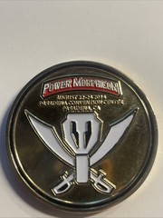POWER RANGERS Morphicon 2014 Exclusive Challenge Coin Set Of TWO COINS