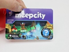 LOT OF 3 Roblox MeepCity Micro Mystery Plush & Exclusive Virtual Item Code NWT