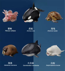 ANIMAL HEAVENLY BODY Turtle Killer Whale Orca Marine Animal Blind Box Model Toys