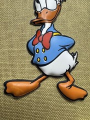 vintage Walt Disney 1960s DONALD DUCK puffy plastic Framed Wall Art
