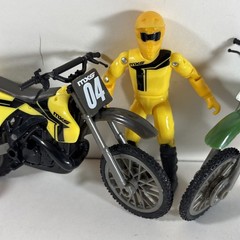 MXS Moto Extreme Sports Series 2 Tough Dirt Motorcycle Dirt Bike Lot Action Figs