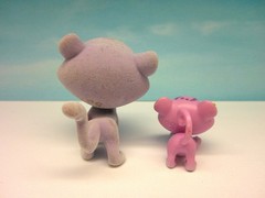 LITTLEST PET SHOP #1-169 1-170 LIZZIE & BABY LOLLY SNOWSPOTS SNOW LEOPARD