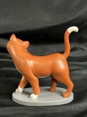 Thomas O’Malley Aristocats Orange Alley Cat 3′ PVC Cake Topper Rare HTF Figure