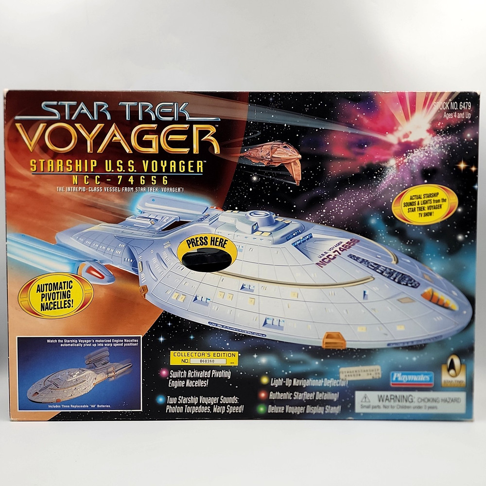 Playmates Star Trek Voyager USS Voyager NCC-74656 Rare Open Box Vintage