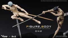 VTOYS X BMS VB002 1/12 Male Pale Flexible Jointed Body &Head Doll For 6″Figure