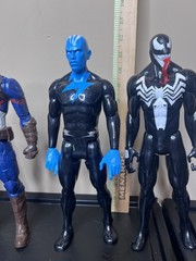 Lot of 7 Marvel Action Figures, Large, approx. 12″ Pre Owned No Accessories