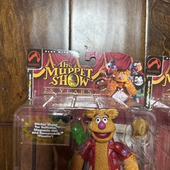 lot o 2 The Muppet Show 25 Years Kermit The Frog & Fozzie Vac ToyFare Exclusive