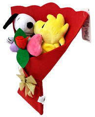 SNOOPY & WOODSTOCK Peanuts 13″ Plush Valentine’s Day Bouquet 2026 New
