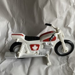 Disney Pixar Toy Story 4 Duke Caboom with Motorcycle Pull ‘N Go Figure Works