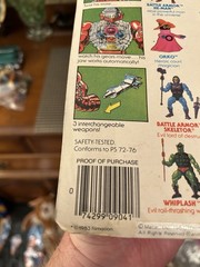 1984 Roboto MOTU VINTAGE MOC NEW- Masters of the Universe Has Bubble Lift Read
