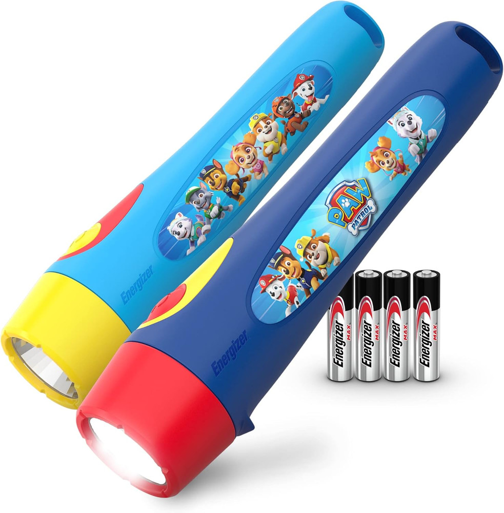 Energizer PAW Patrol Flashlights (2-Pack), Paw Patrol Toys for Boys and Girls, G