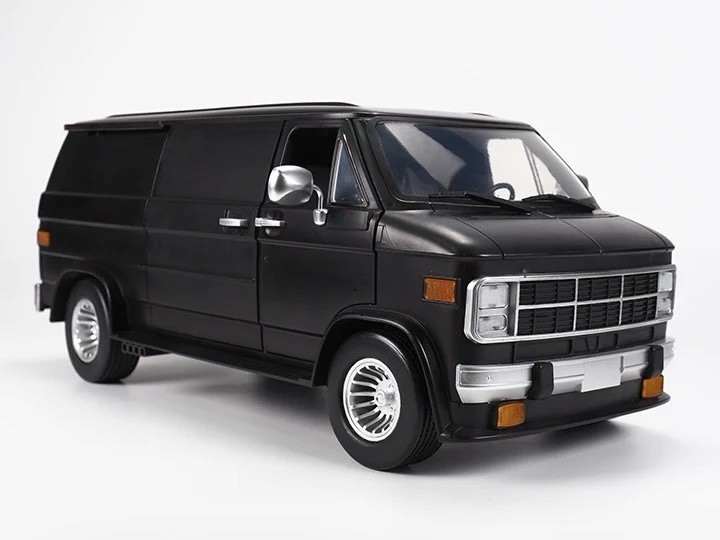 US Seller [MIB] Ramen Economical Vans REV02 Black 1/12 Scale Vehicle