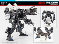DNA DK-26 Gear Master Accessory Series For MPM-05 Barricade MPM-10 Starscream