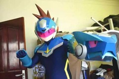Megaman Starforce 1/1 Shooting Star Rockman Cosplay Set Wearable Custom Clothing