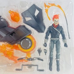 Hasbro Marvel Legends Series Ghost Rider w/Motorcycle Action Figure – Open Box
