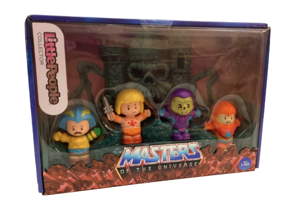 Fisher Price Little People Collector Masters of the Universe 4-Pack NEW