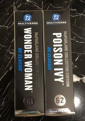 McFarlane Collector Edition Wonder Woman & Platinum Edition Poison Ivy In Hand