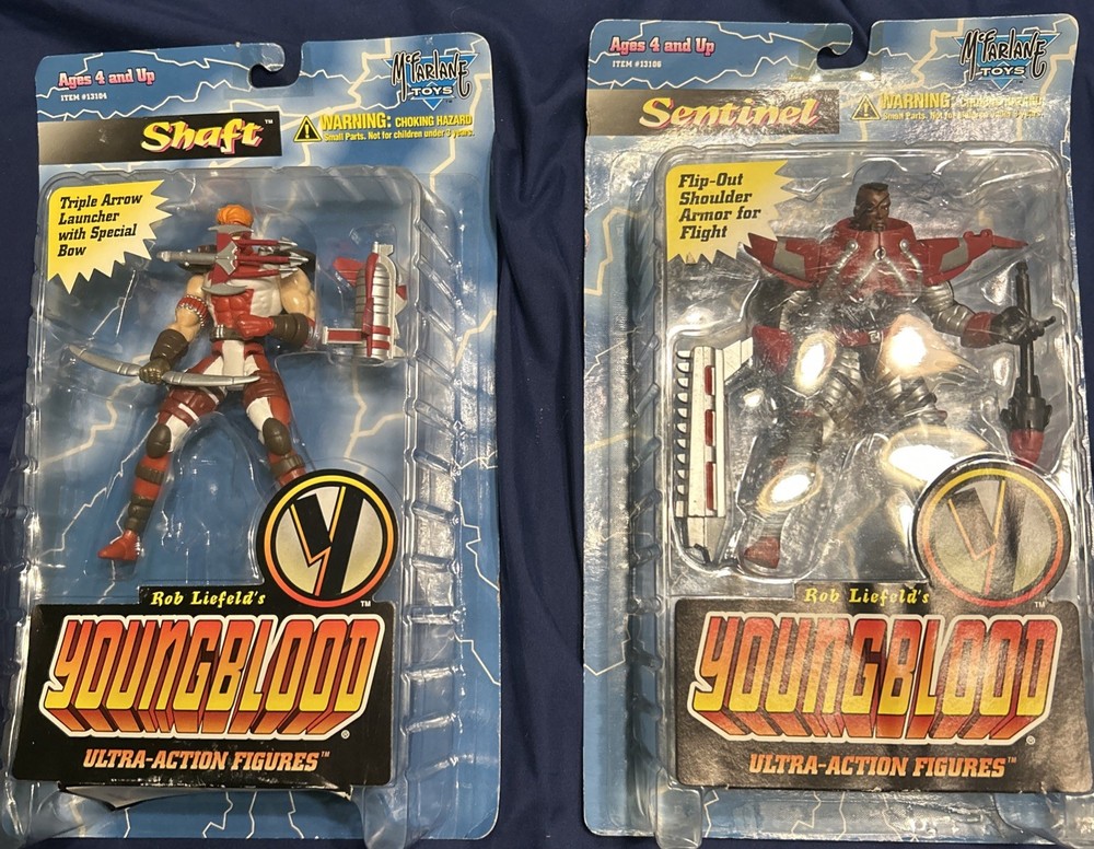 McFarlane Toys YOUNGBLOOD Ultra-Action Figures (LOT OF 2) SEALED